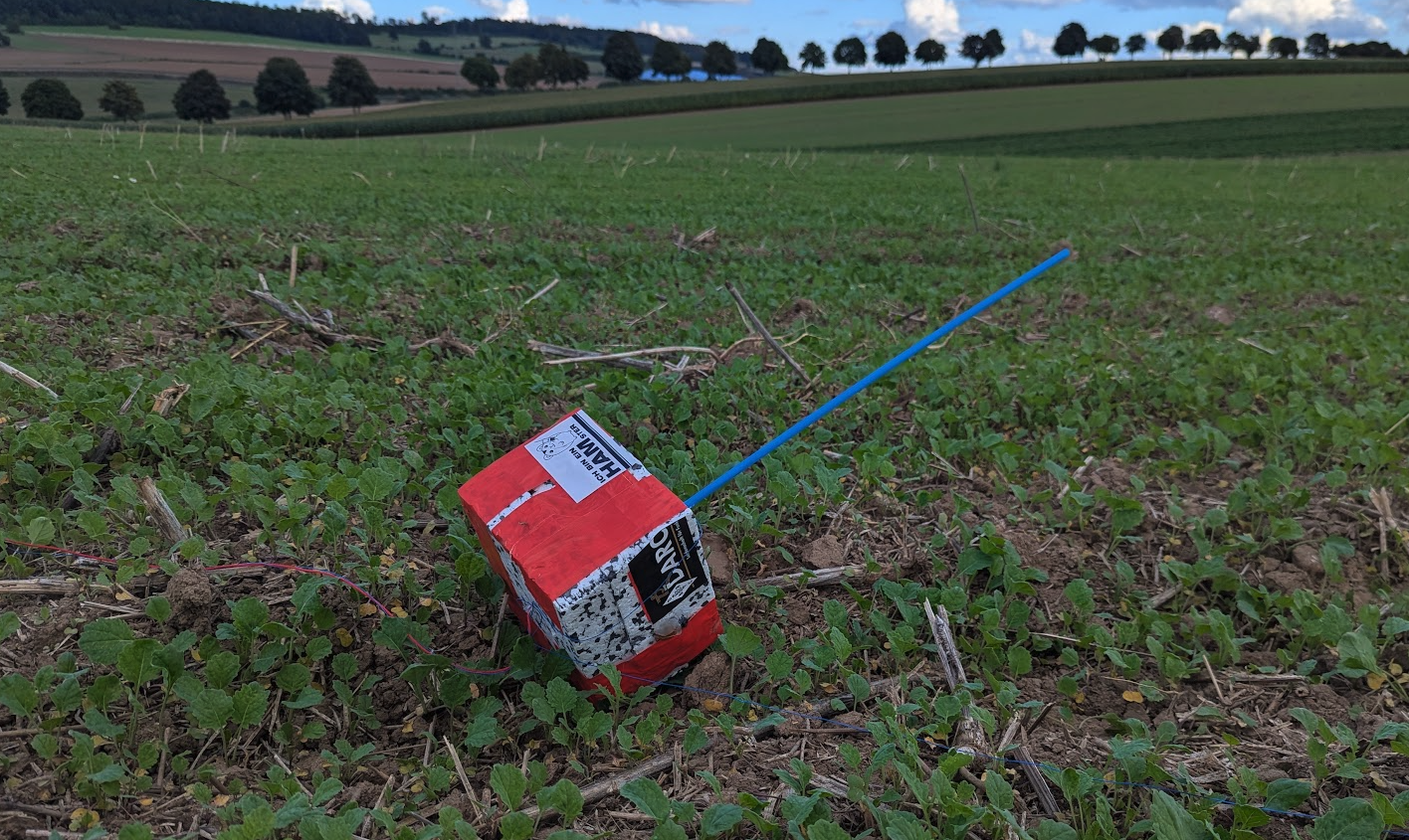 Gelandeter Payload